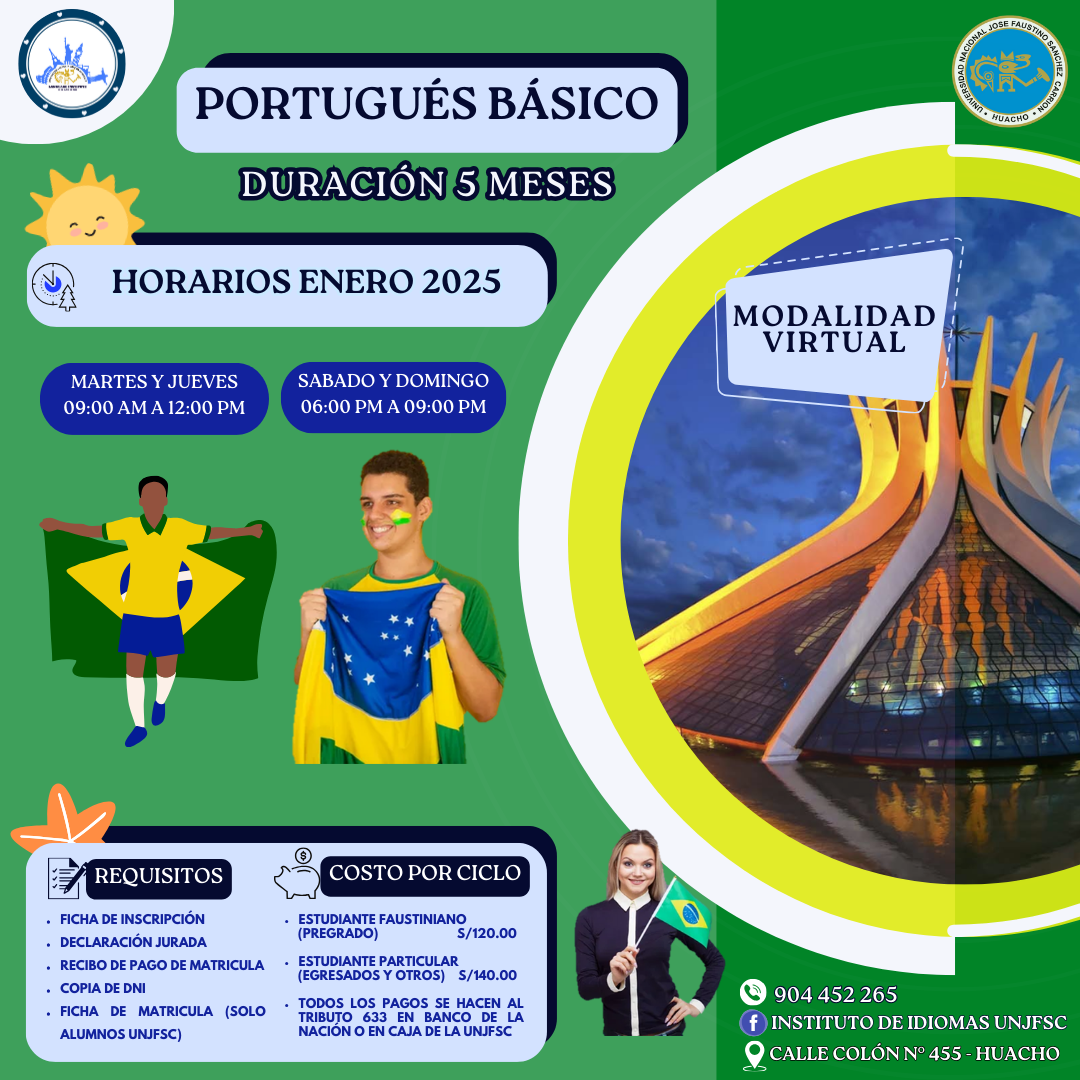 Horario virtual de Portugues