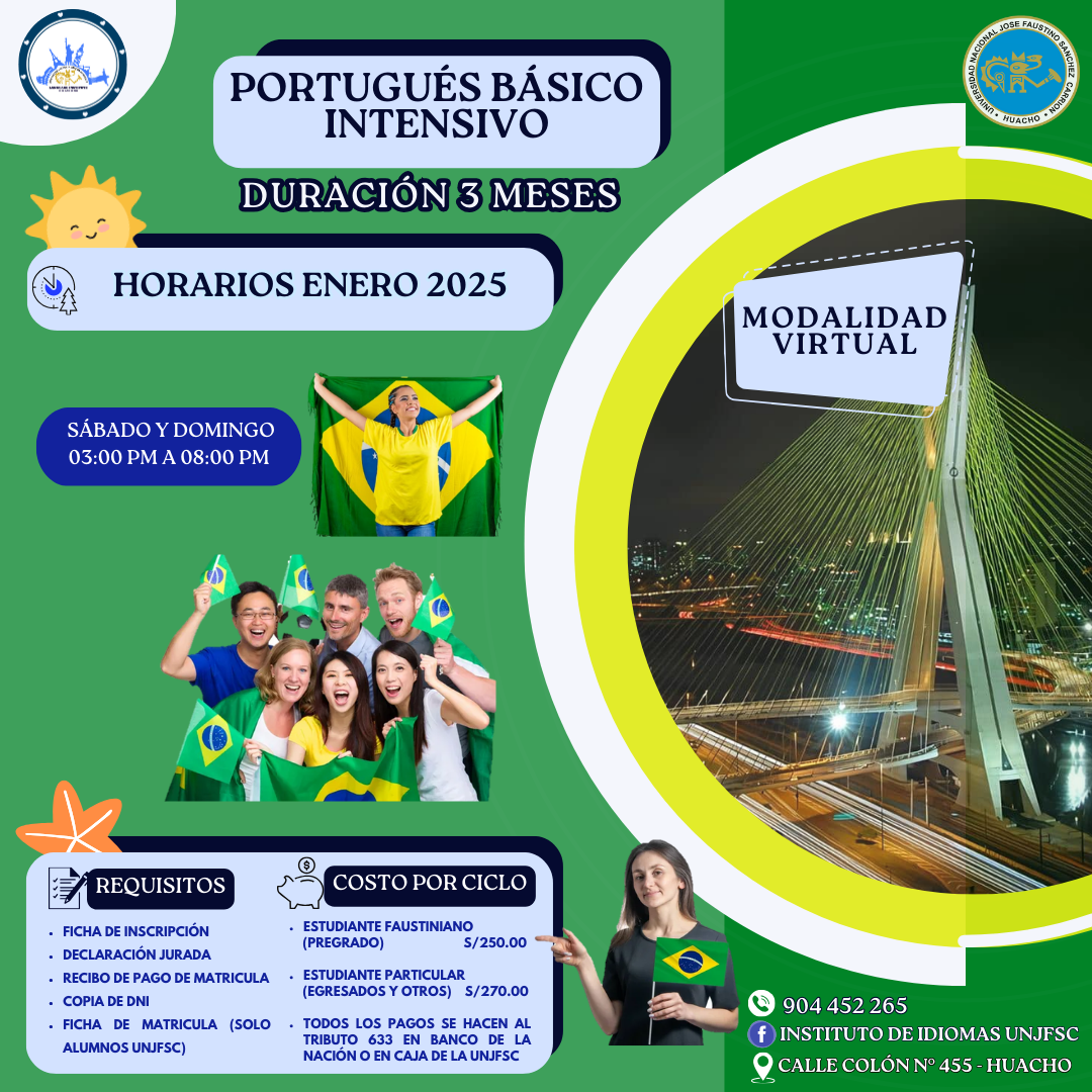 Horario virtual de Portugues