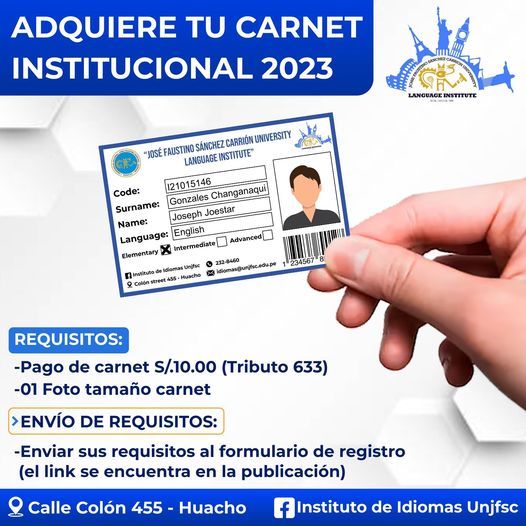 Formulario para carnets